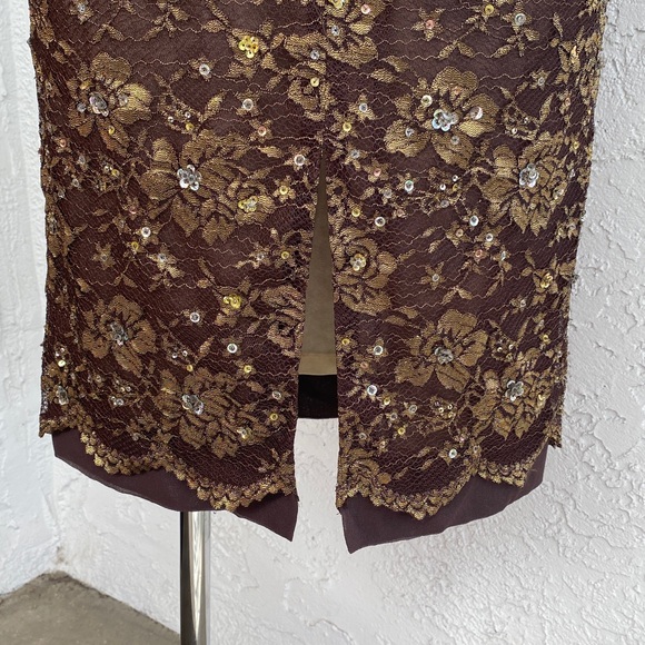 MANDALAY Lace & Sequence Cocktail Dress - Picture 10 of 12